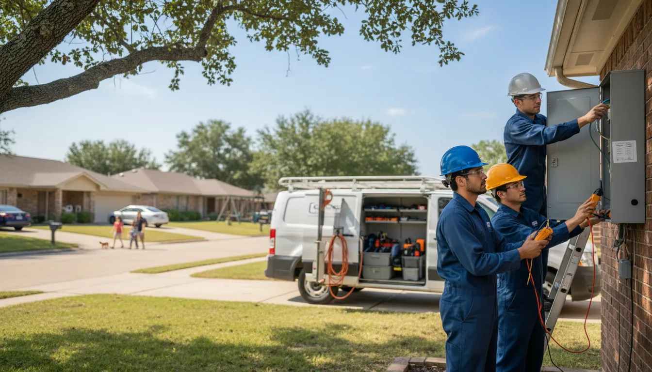 Certified electrician providing emergency electrical services in Salem, NM